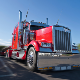 Red Semi-Truck