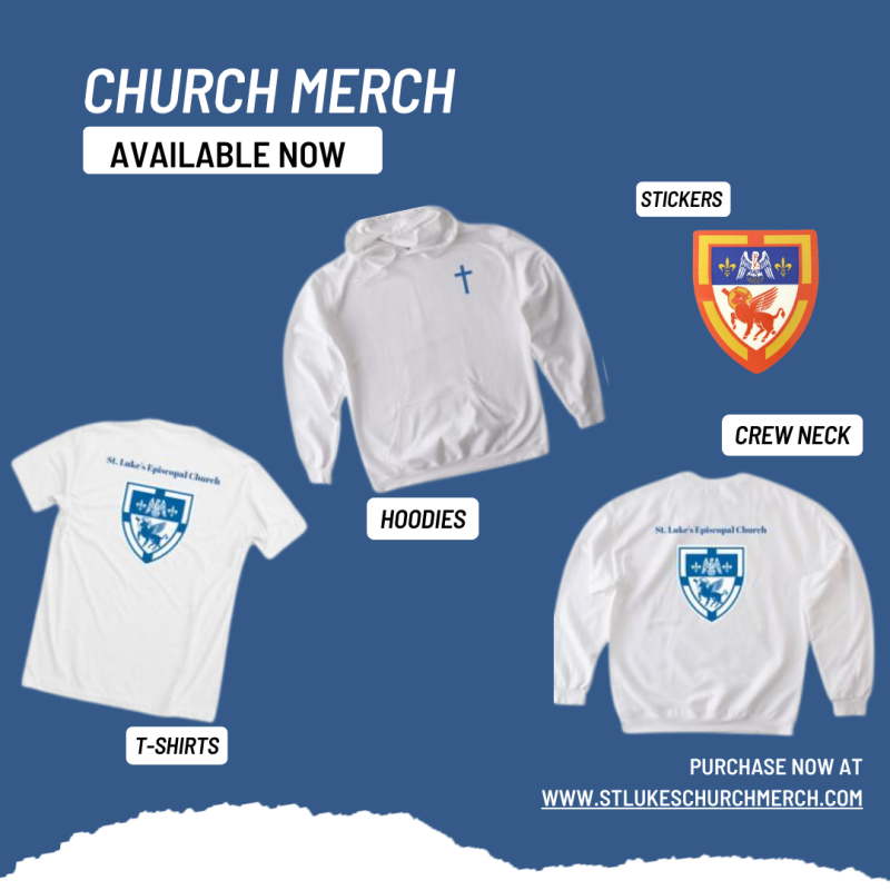 Youth Vestry Church Merch Sale