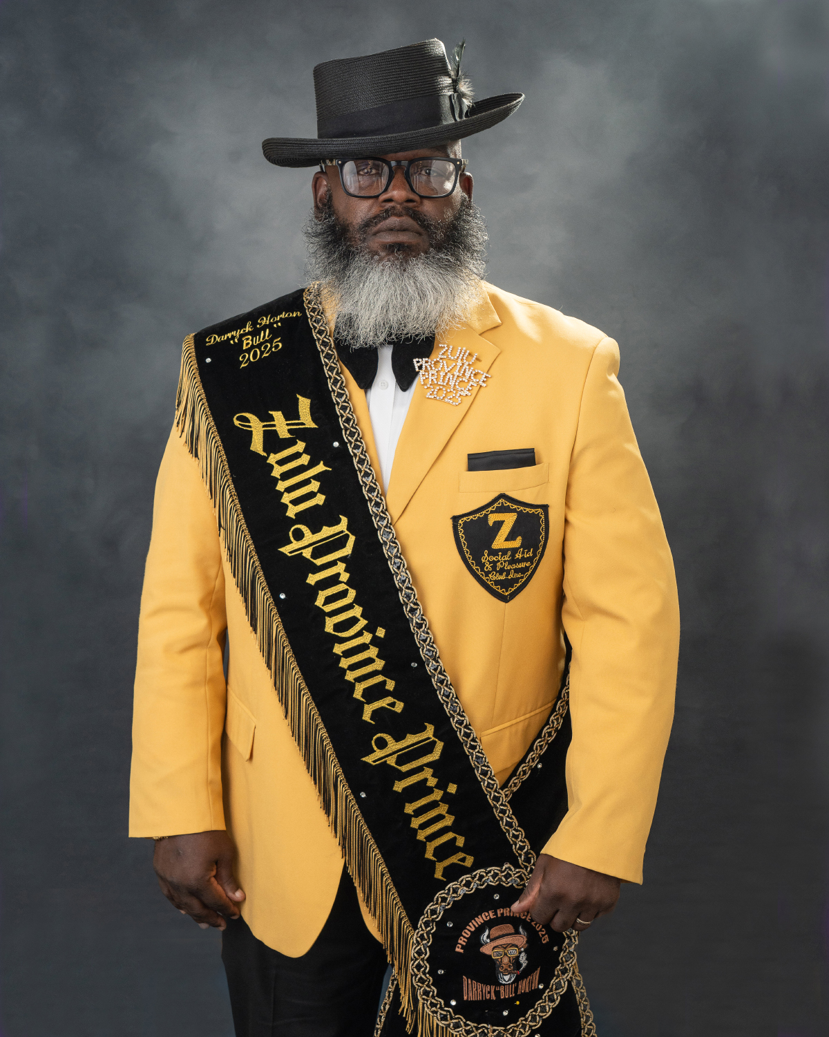 Zulu Province Prince - Zulu Social Aid and Pleasure Club - New Orleans,  Louisiana, image size:1200x1500