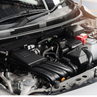 Under the hood of a car with a used engine from patriot engines in baton rouge