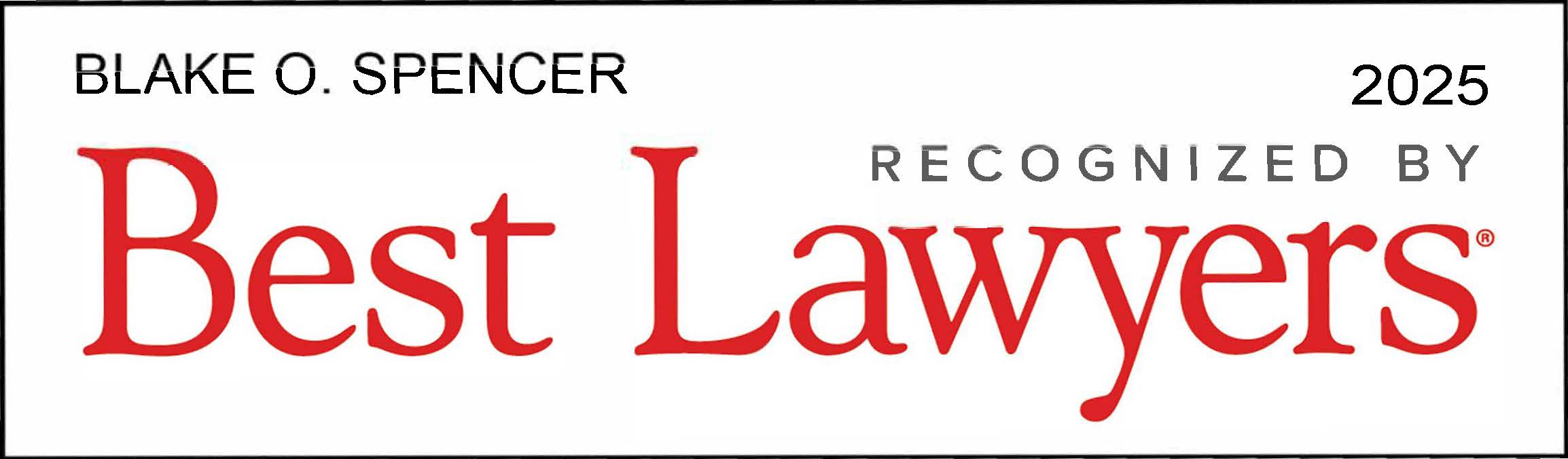 172773  Blake O. Spencer - 2025