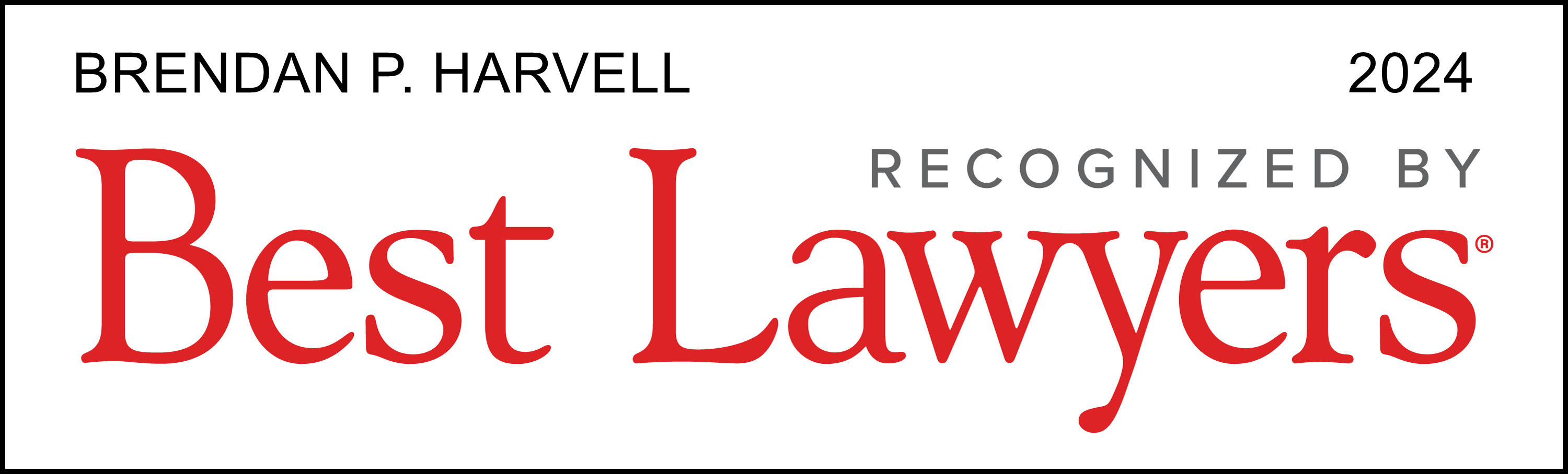 Best Lawyers - Lawyer Logo - Brendan P. Harvell