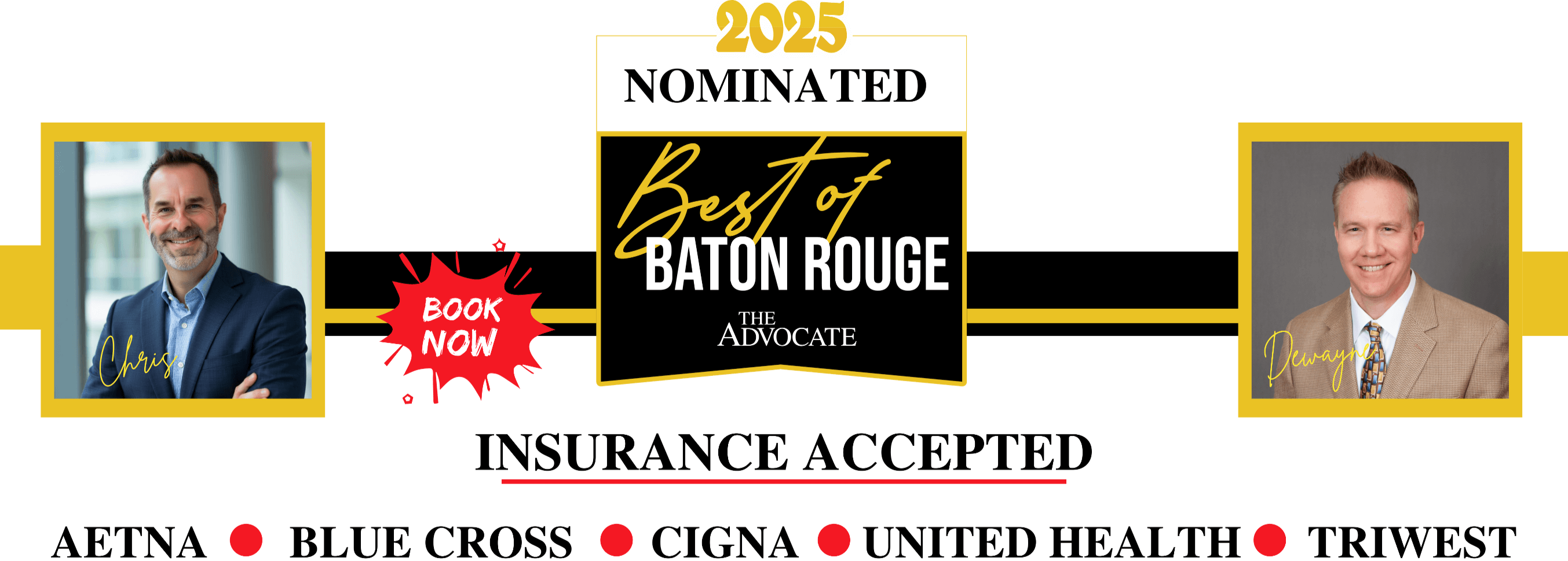 2025 Nominated for Best of Baton Rouge - The Advocate