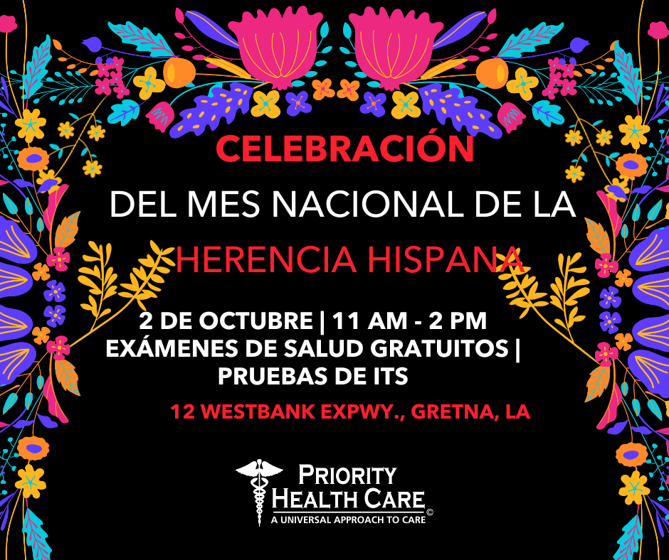 National Hispanic Heritage Month Celebration - Priority Health Care | For All Your Health Care Needs