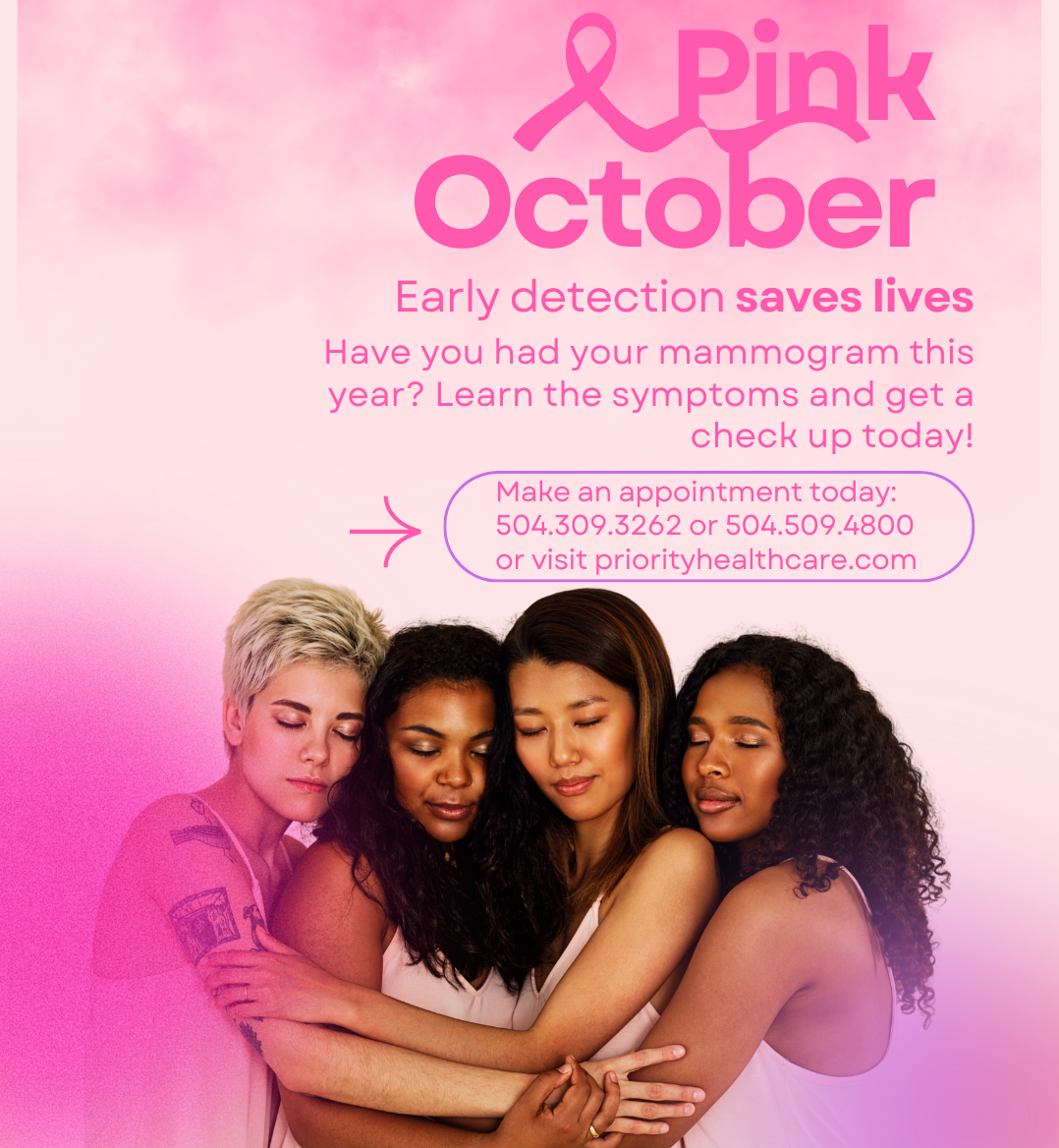 Breast Cancer Awareness Month - Priority Health Care | For All Your Health Care Needs