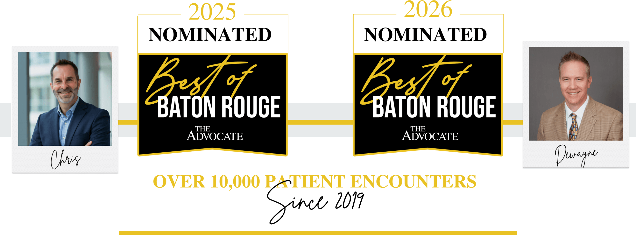 2025 Nominated for Best of Baton Rouge - The Advocate