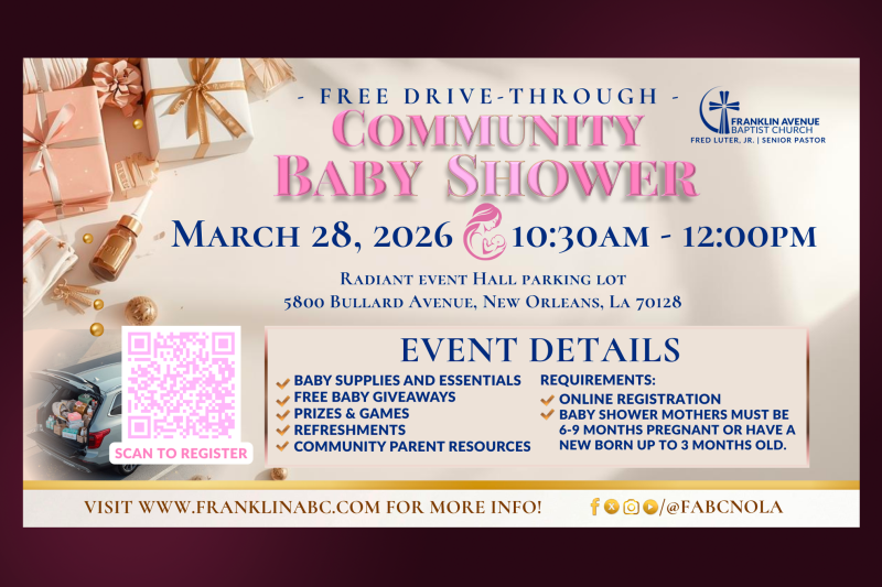 Drive-Through Community Baby Shower