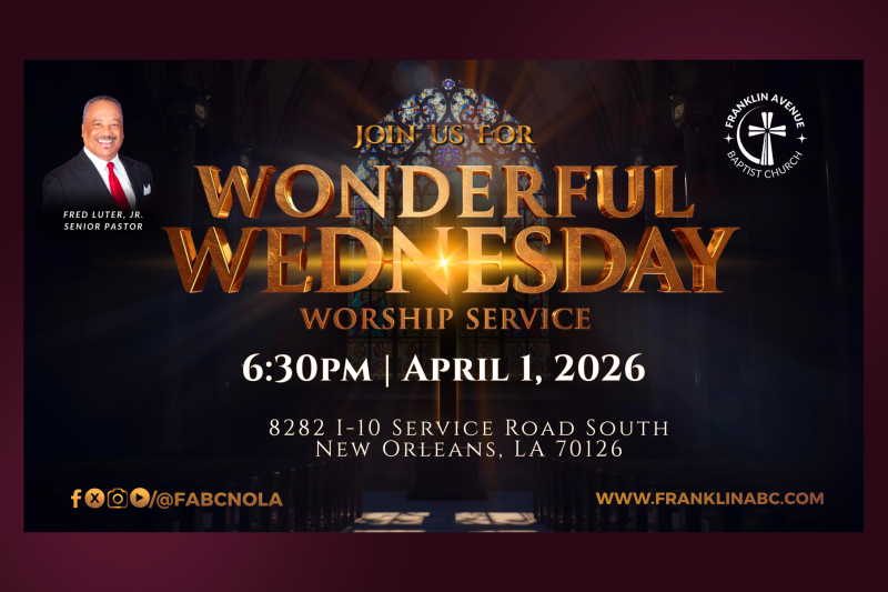 Wonderful Wednesday Worship Service