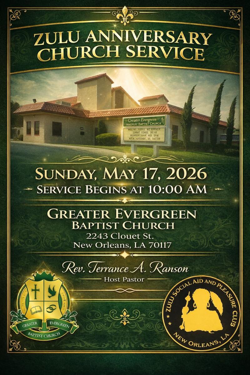 117th ZULU Anniversary Religious Service