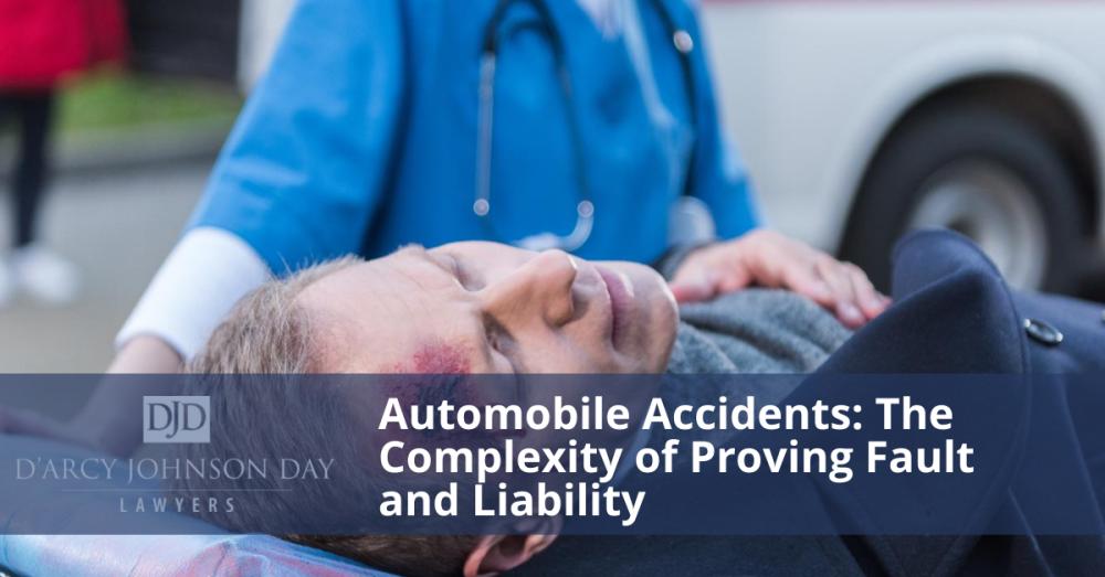 Automobile Accidents: The Complexity of Proving Fault and Liability