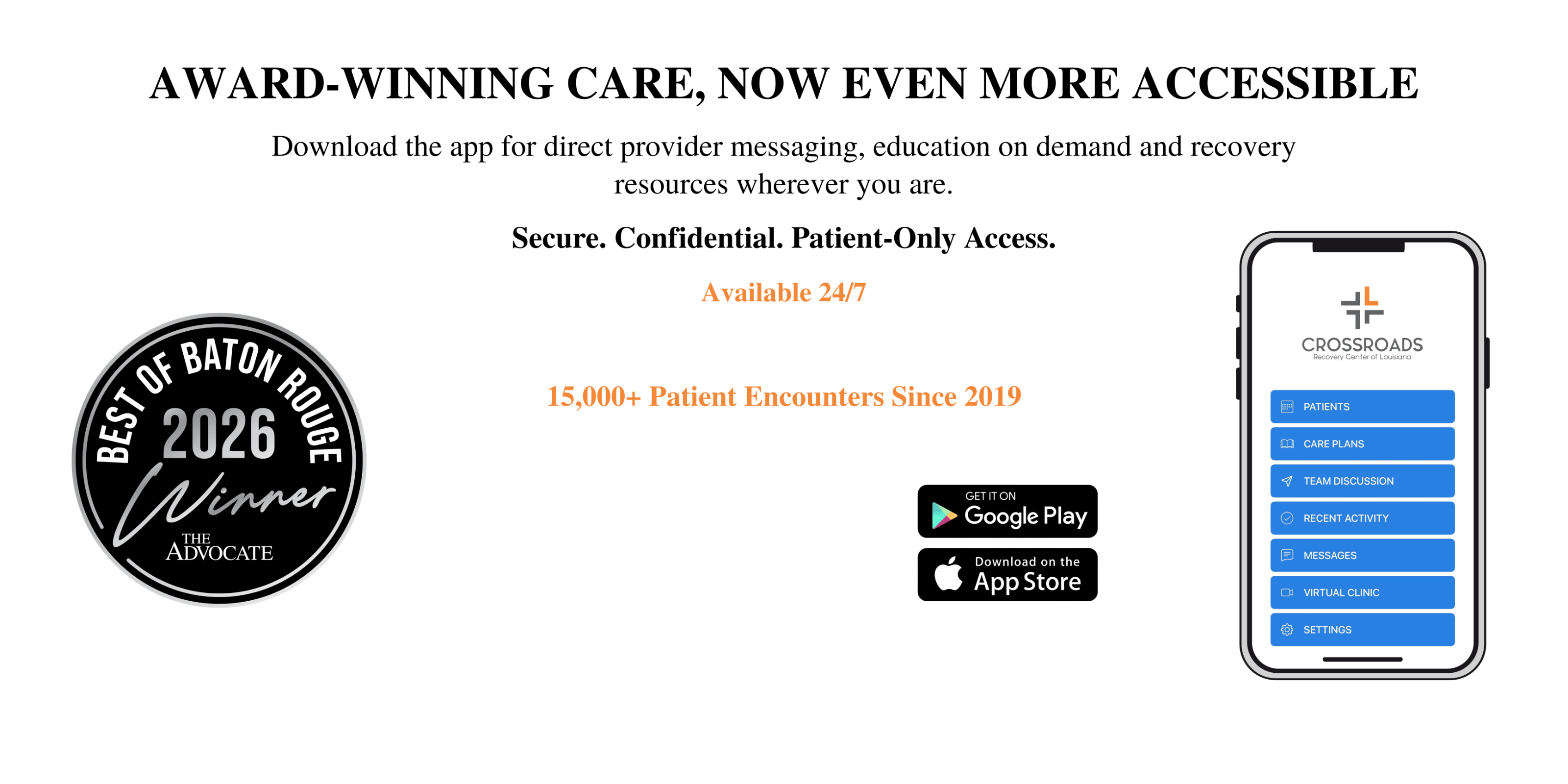 2025 and 2026 Nominated for Best of Baton Rouge - The Advocate