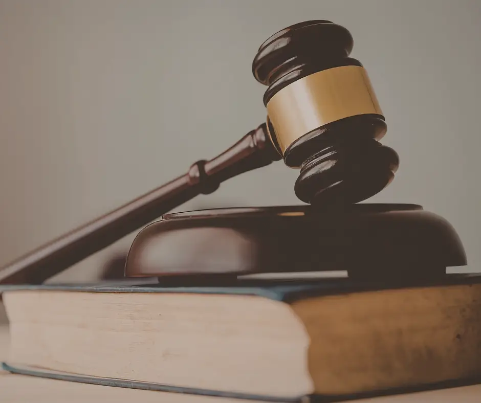 gavel and a bible