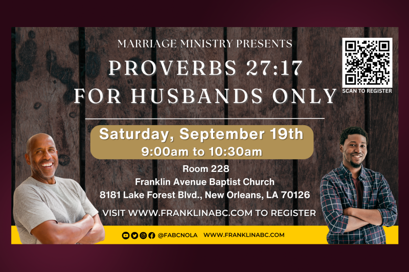 Proverbs 27:17: For Husbands Only