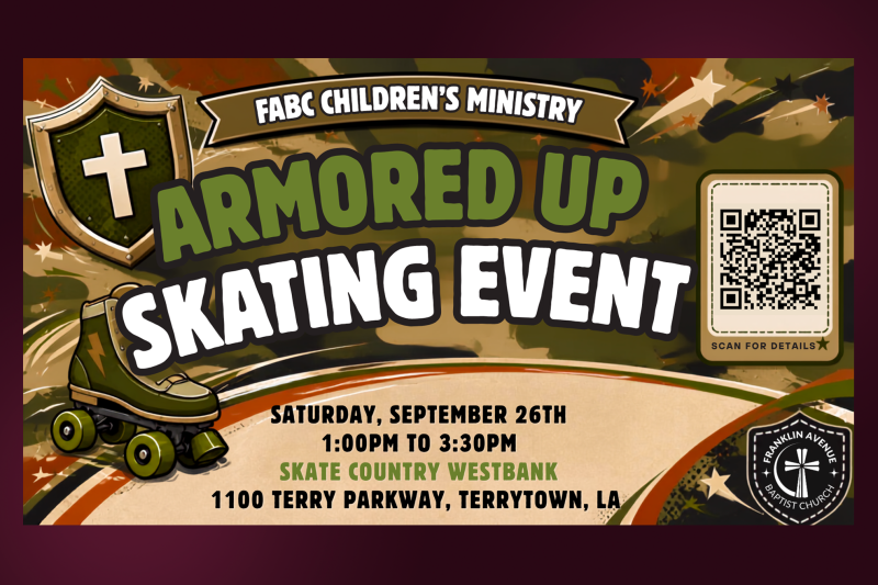 Children's Ministry Armored Up Skating Event