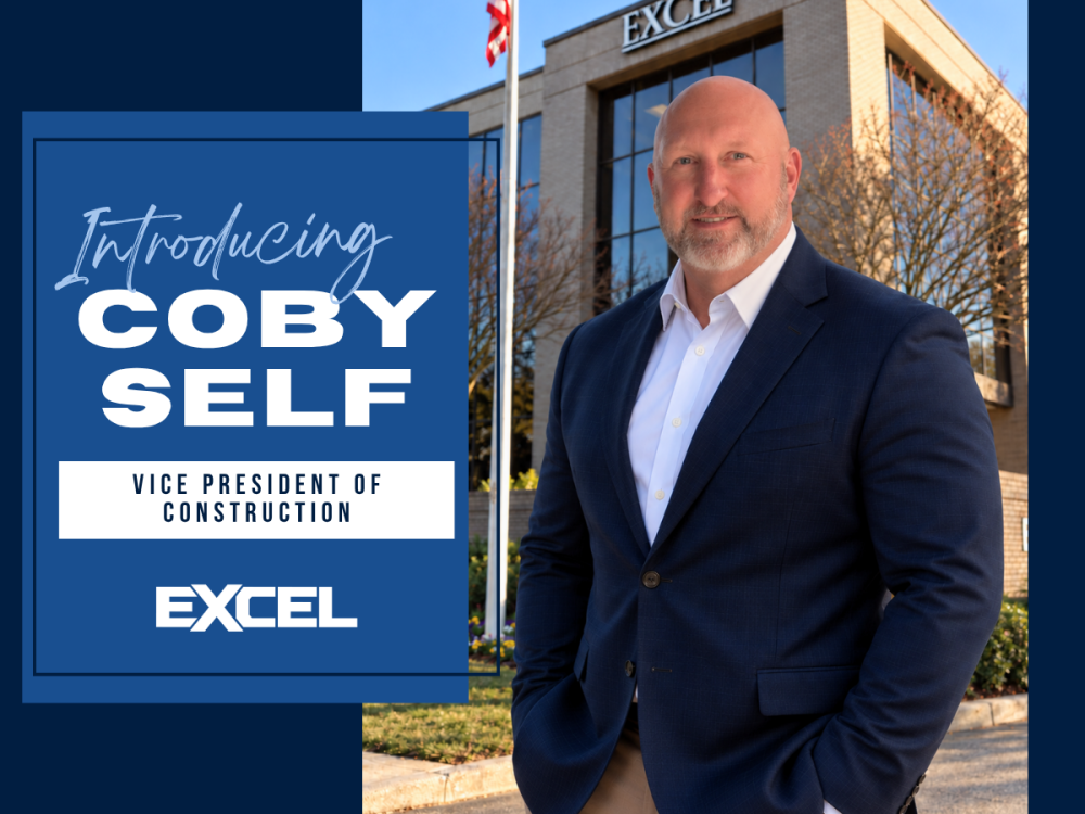 Coby Self promoted to EXCEL Vice President of Construction