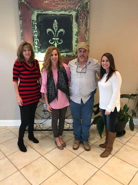 The Navarre Family in Greenleaves