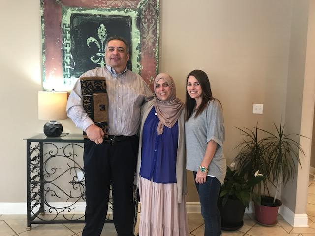 The Qasem Family in Rose Gardens