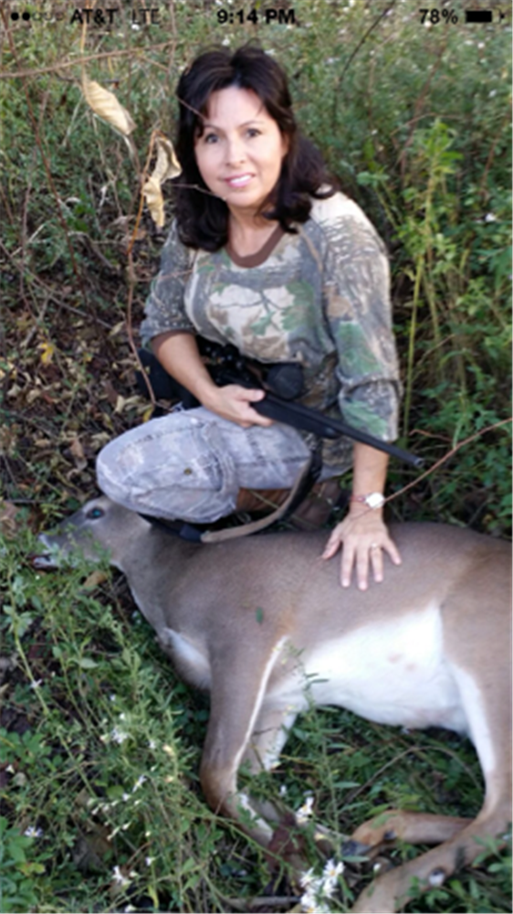 Debbie Hebert 1st deer ever! Congrats