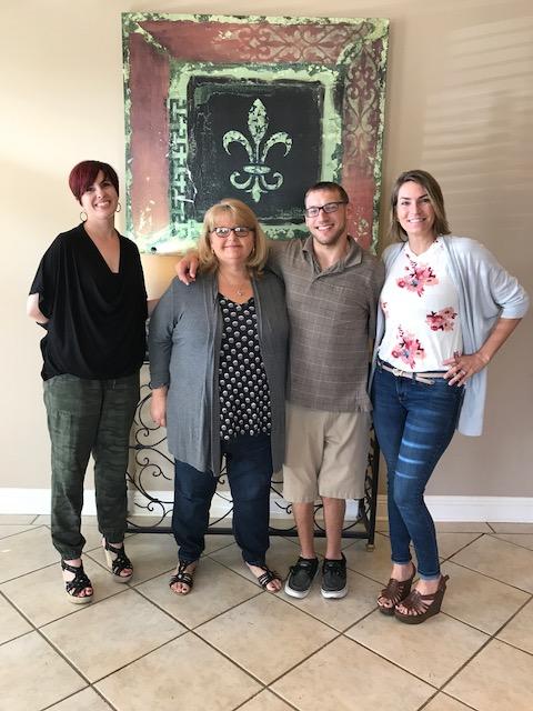 The Spratt Family in Evangeline Trace