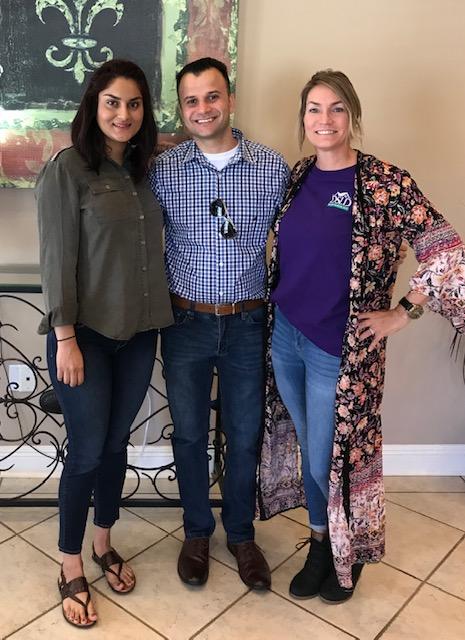 Mazin and Vidushi in Arbor Walk