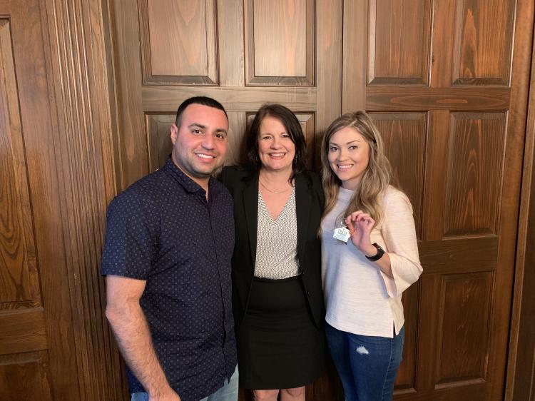 Veronica and Edward in Brentwood