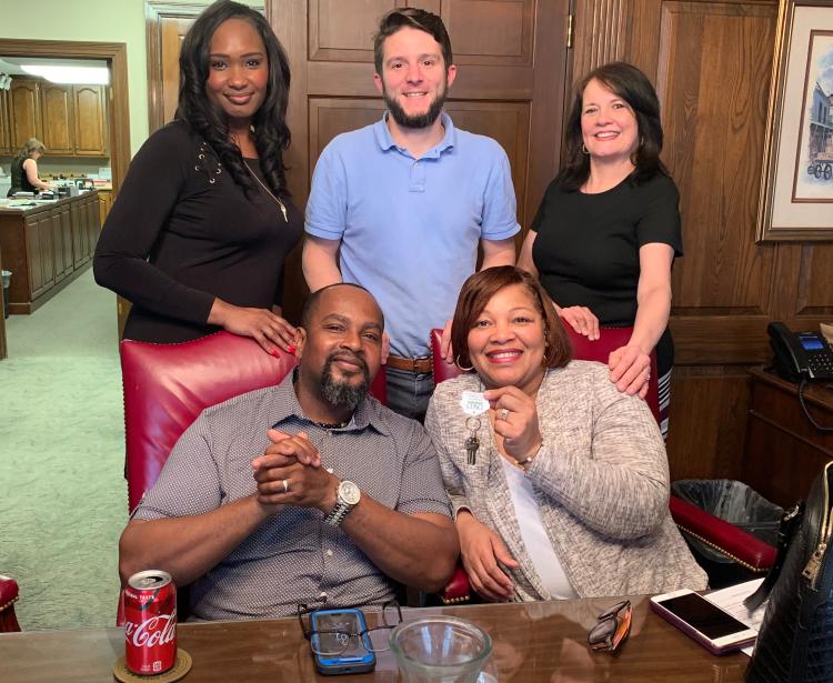 The Hilton Family in Westwood Crossing