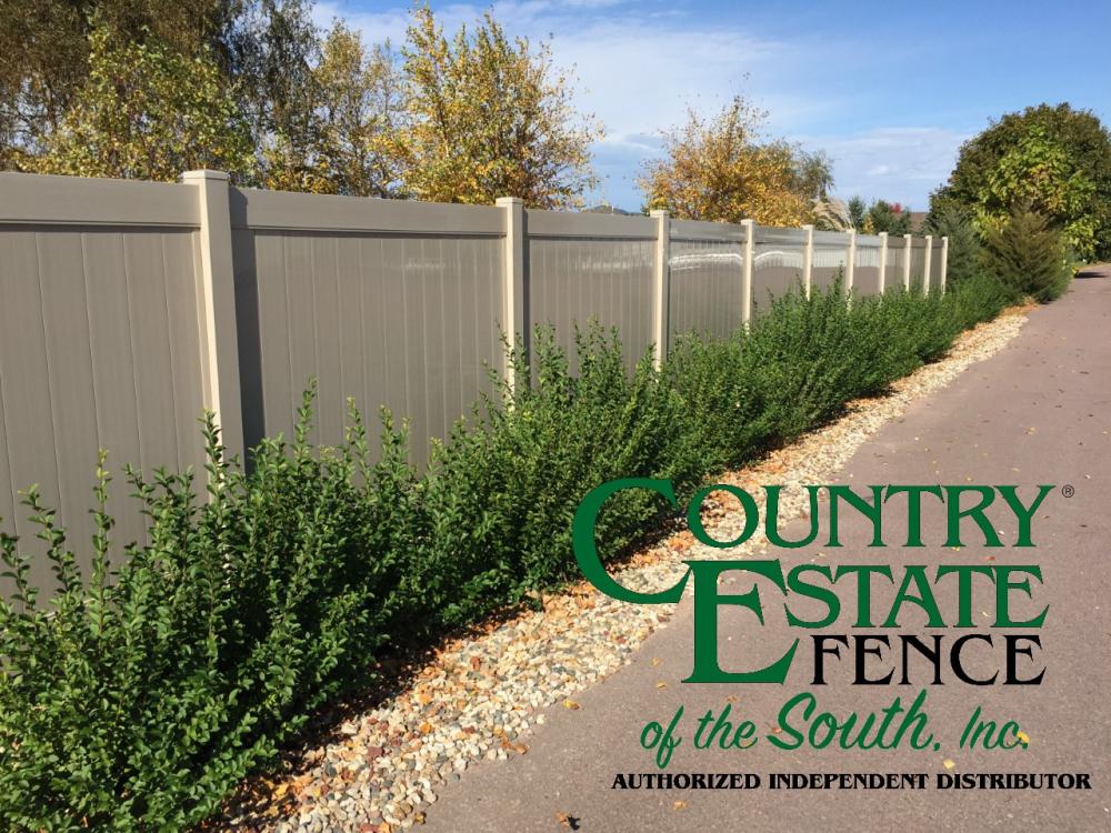 Vinyl Fencing Country Estate Fence of The South Vinyl & Aluminum