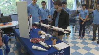 First-time rocket-building students launch into national finals