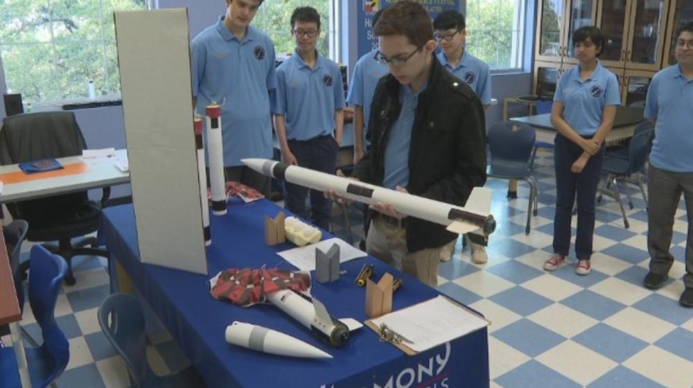 First-time rocket-building students launch into national finals