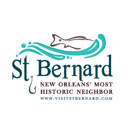 St. Bernard Tourist Commission Logo with website