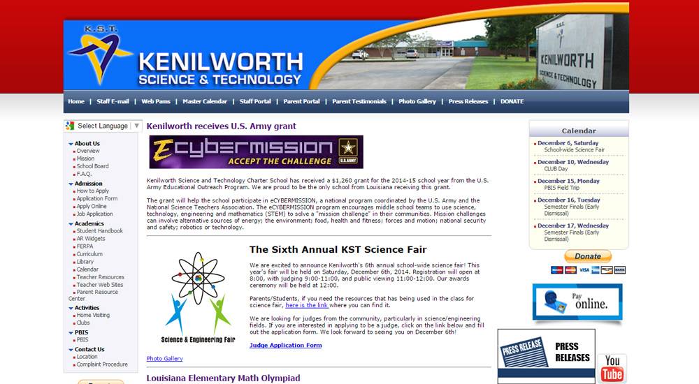 Kenilworth - Website - Before