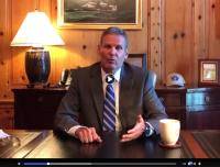 Gov. Bill Lee in his office