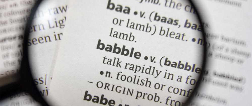 Word Games and Babbling Fools