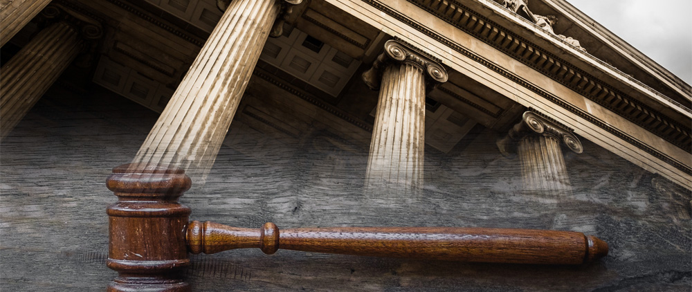 U.S. Supreme Court and a gavel