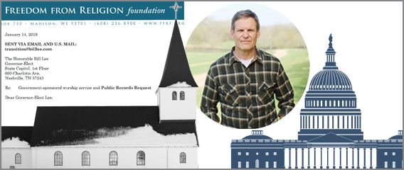 picture of a church and the D.C. Capitol Building with Bill Lee