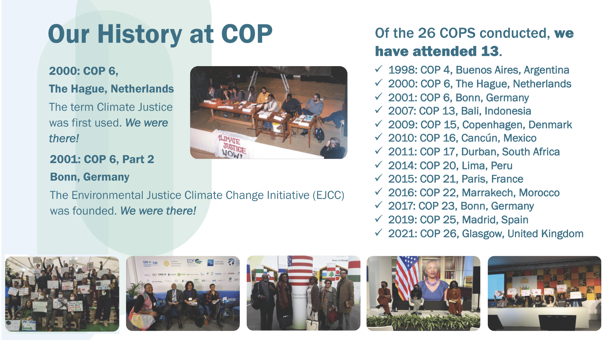 COP HISTORY_History at COP