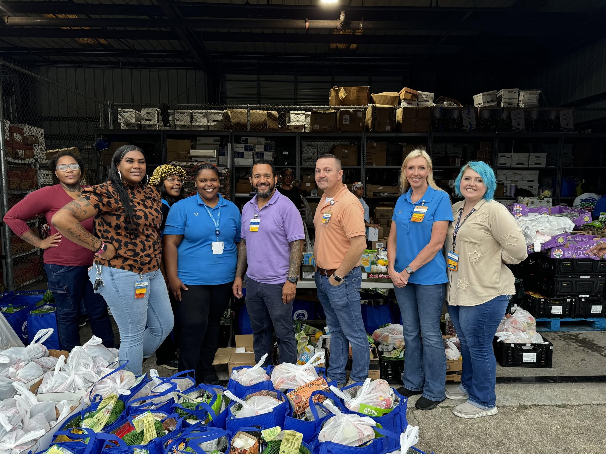 Entergy and Walmart - Food Pantry