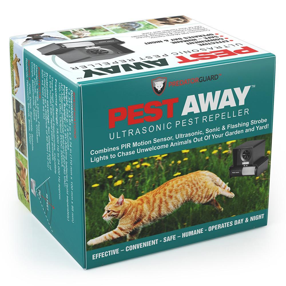 Predator Guard PestAway Ultrasonic Animal Repeller with packaging