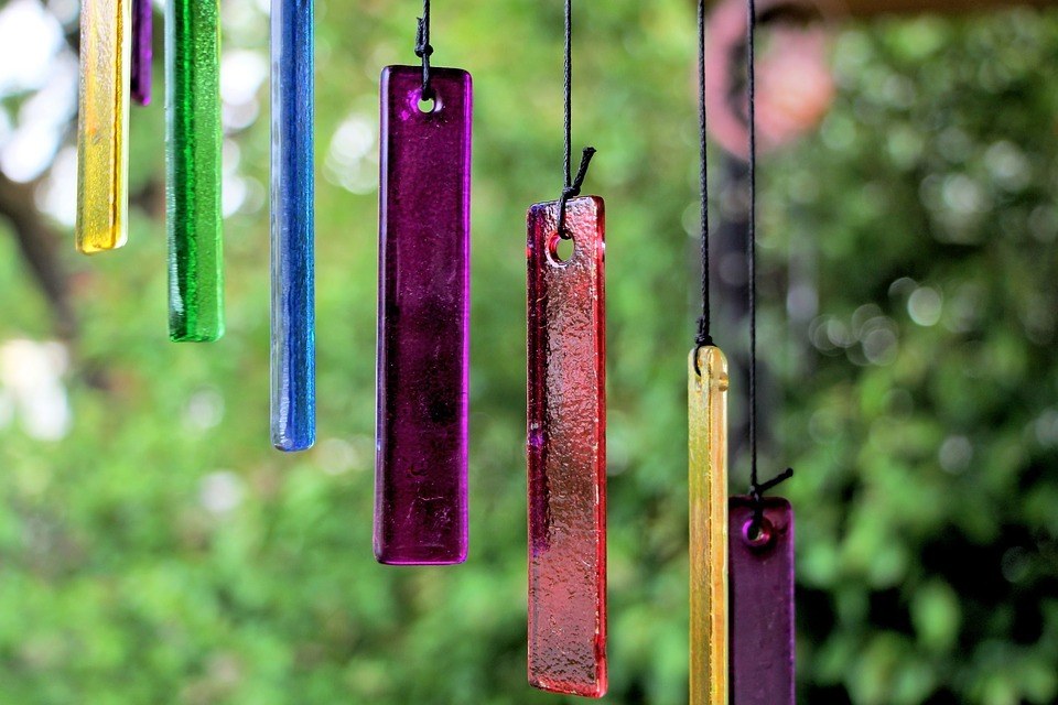 Predator Guard colorful wind chimes