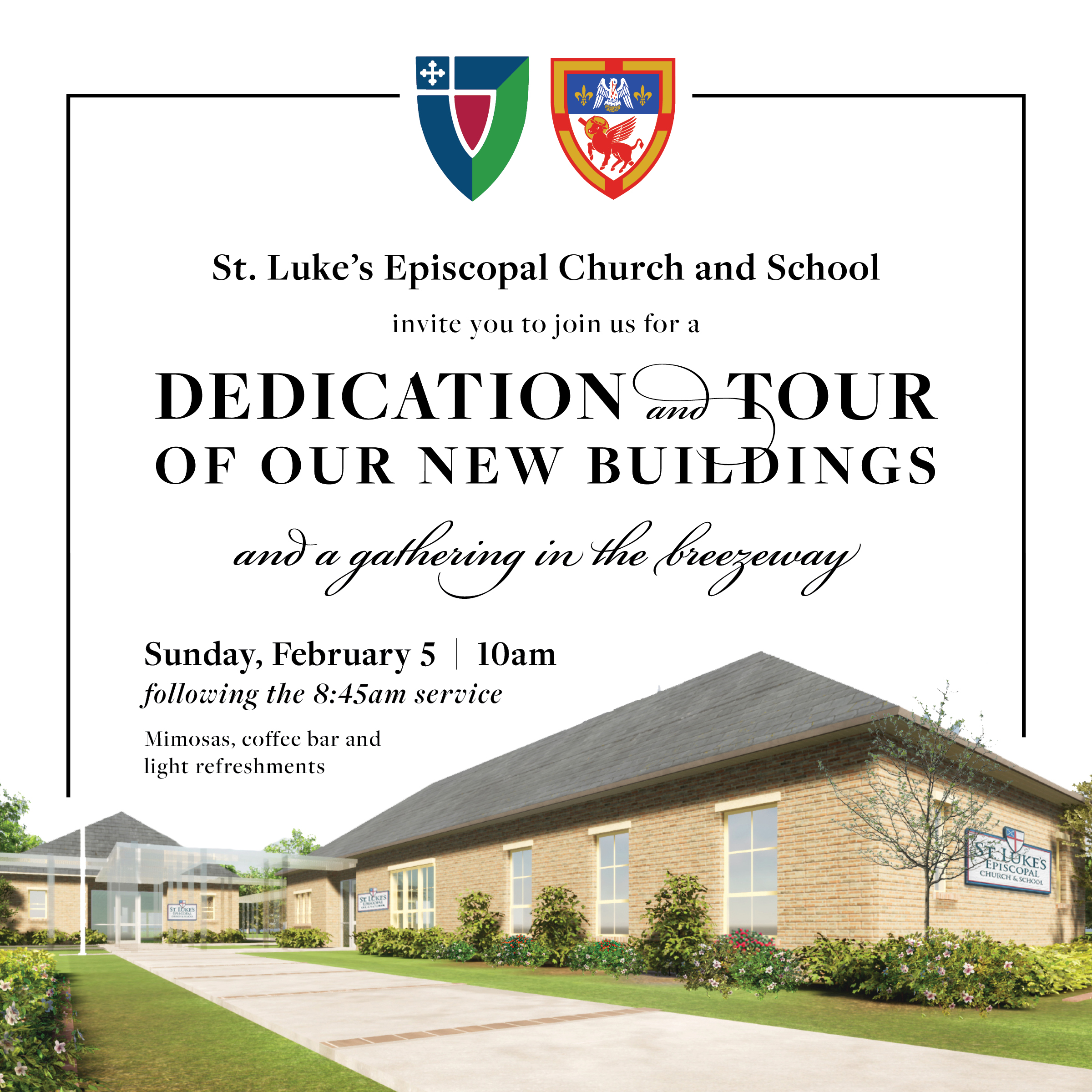 New Building Dedication Invitation - St. Luke's Episcopal Church Baton ...