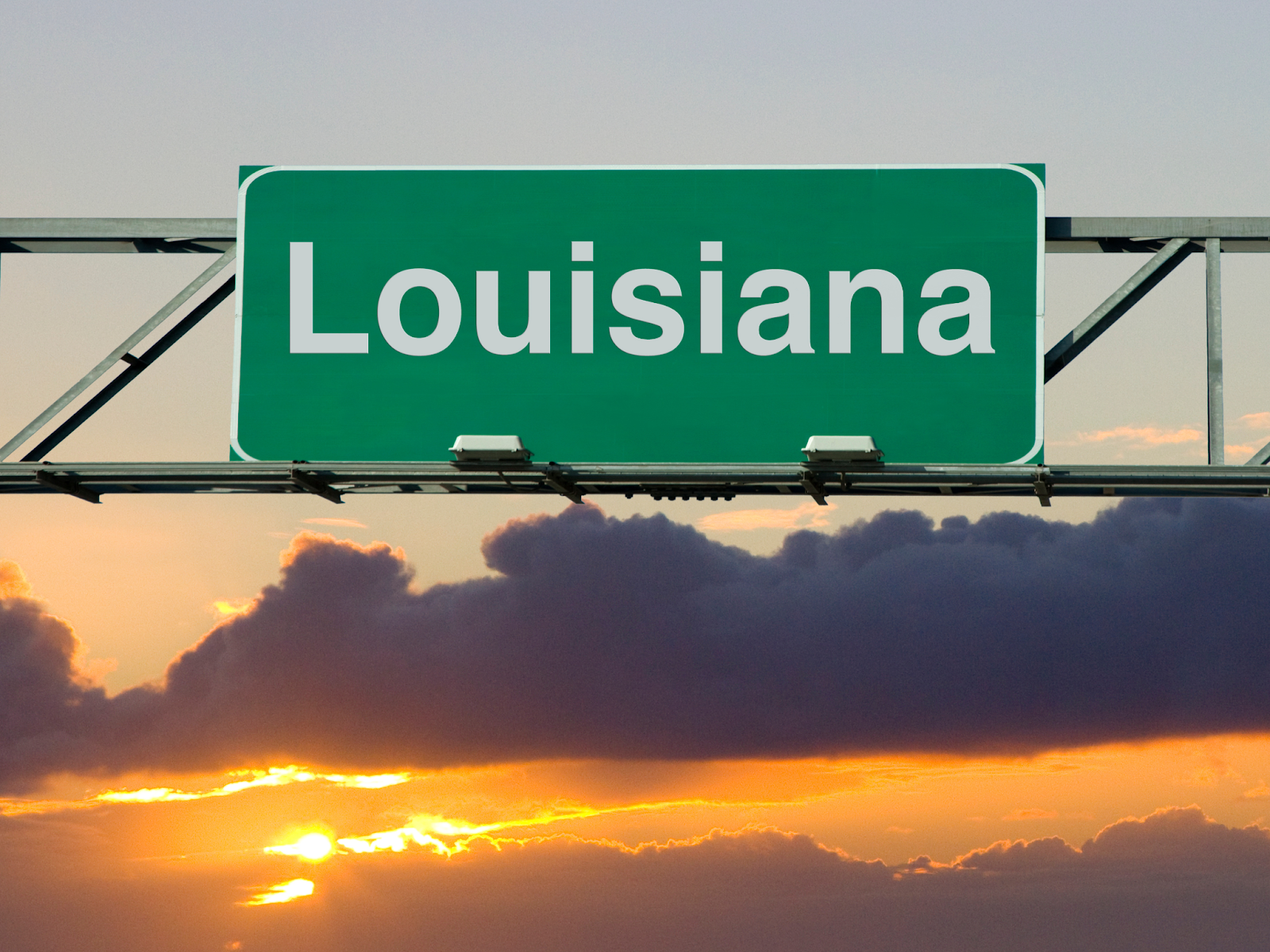 Louisiana Highway Sign | Seat Belt
