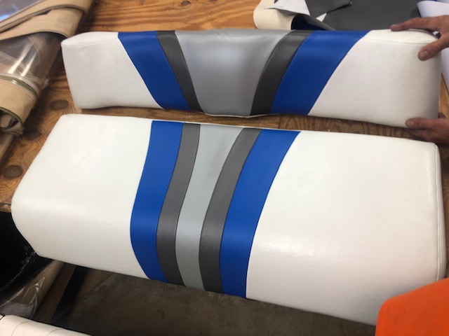 Marine Upholstery Done By Marine Customs Unimited in Stuart. FL.