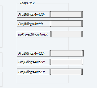 custom fields listing after alignment