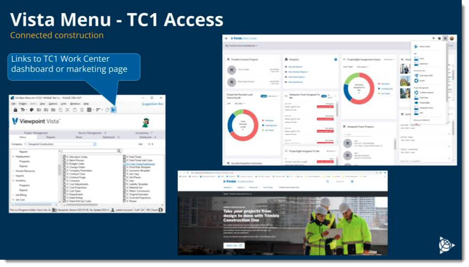 Vista Menu - TC1 Access