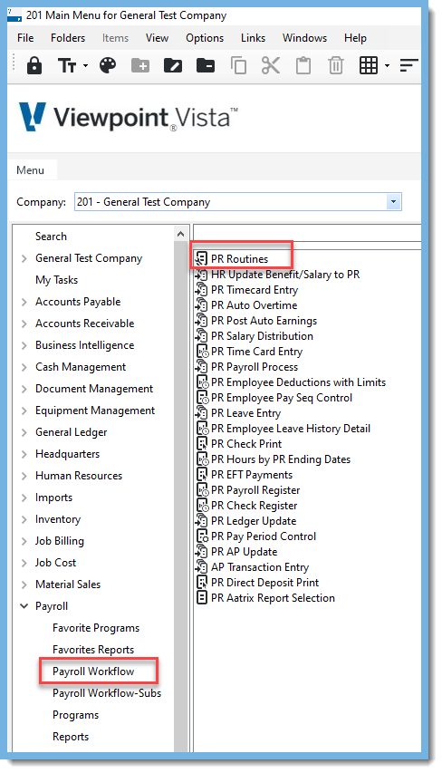 Payroll Workflow