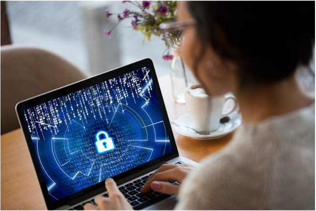 woman-on-laptop-cybersecurity