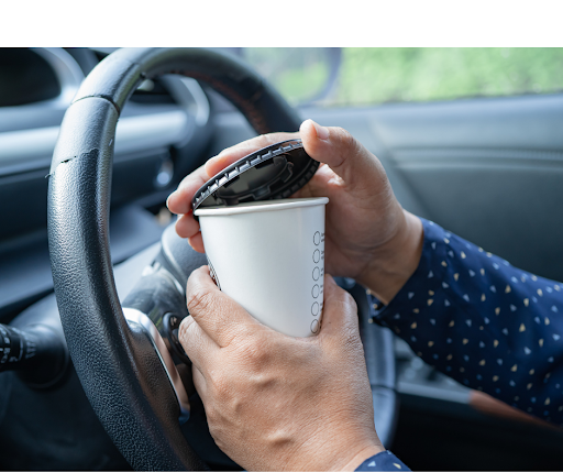 Eating while Driving can be Dangerous | Drinking while Driving
