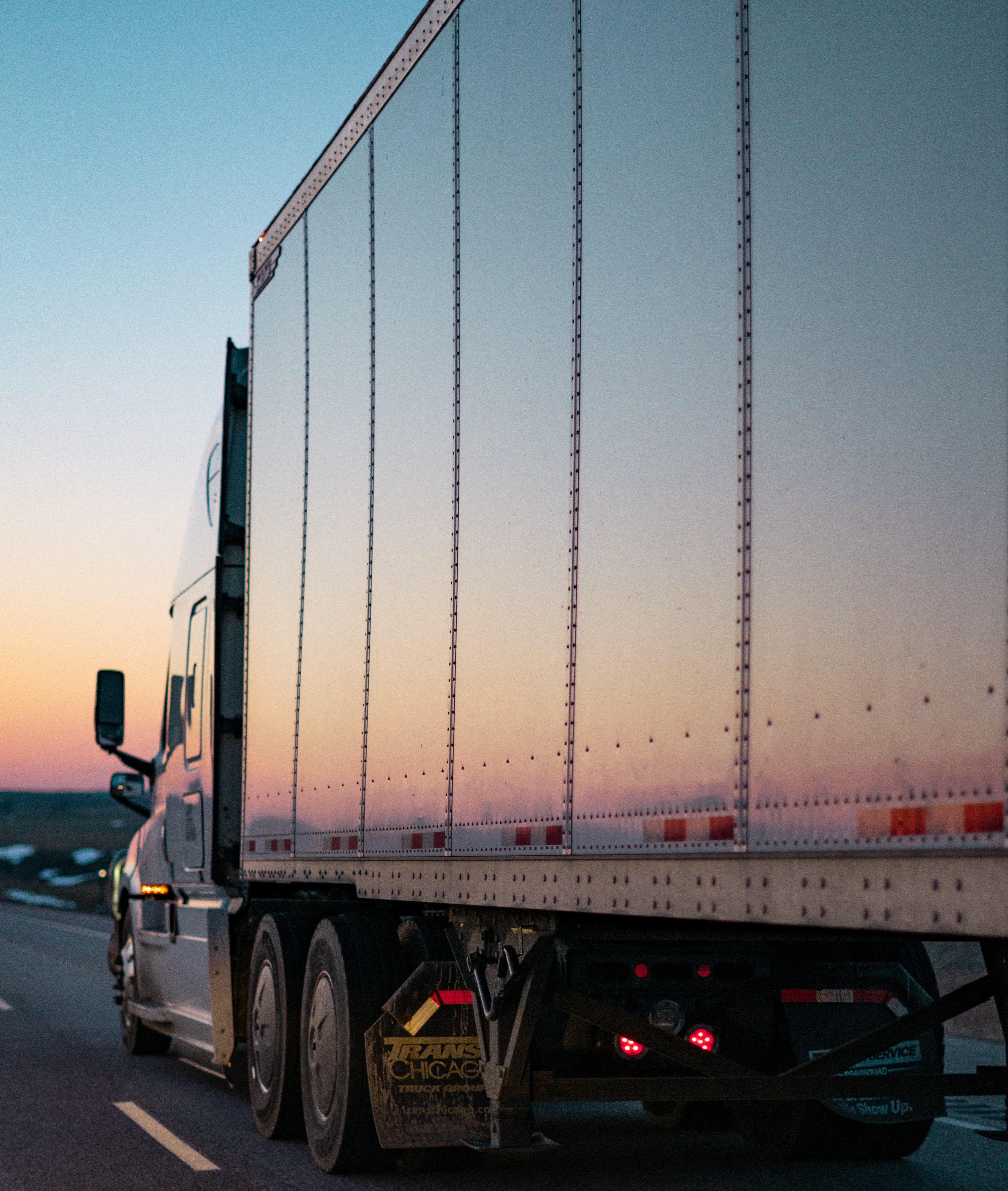 Side of a Semi Truck