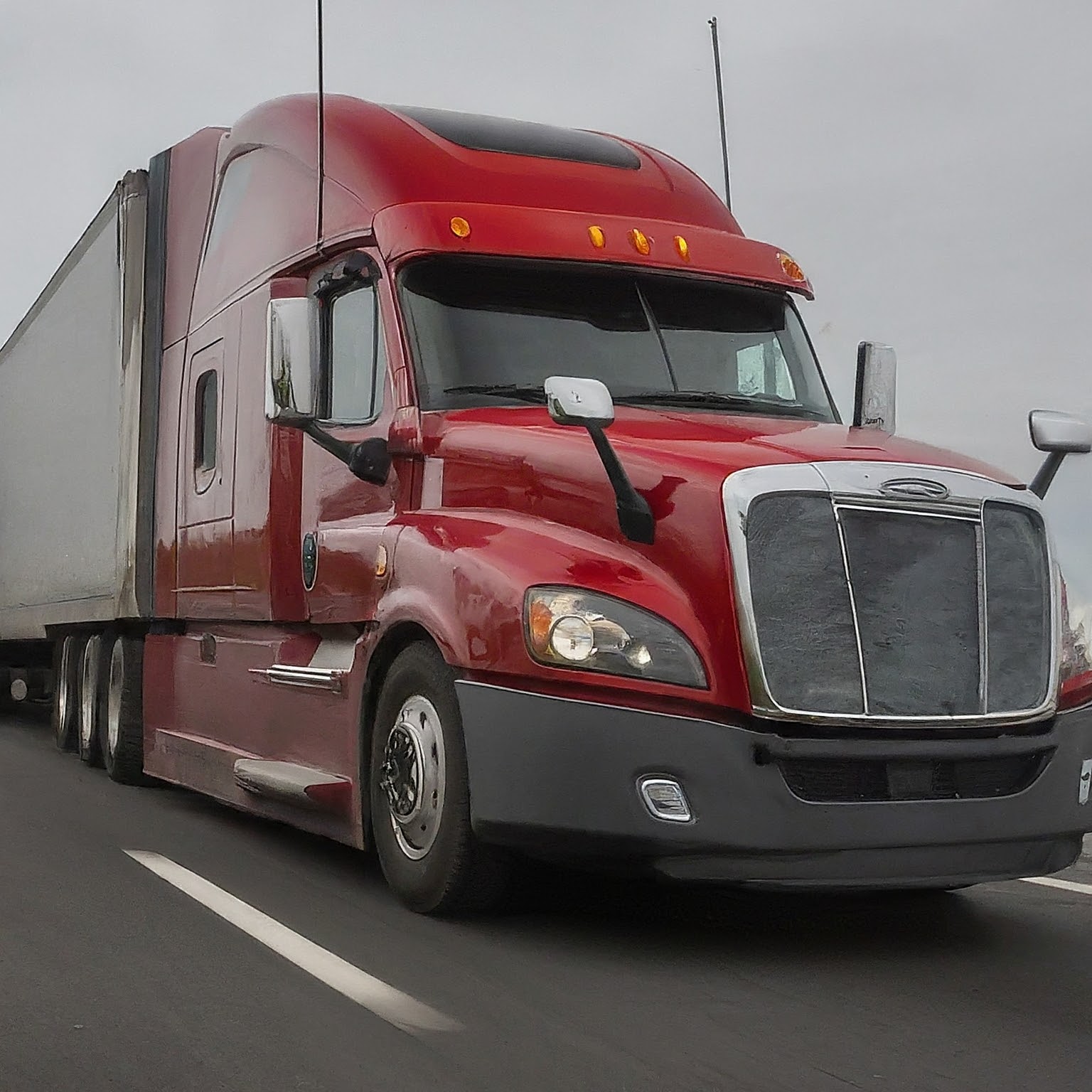 Red Semi Truck 1