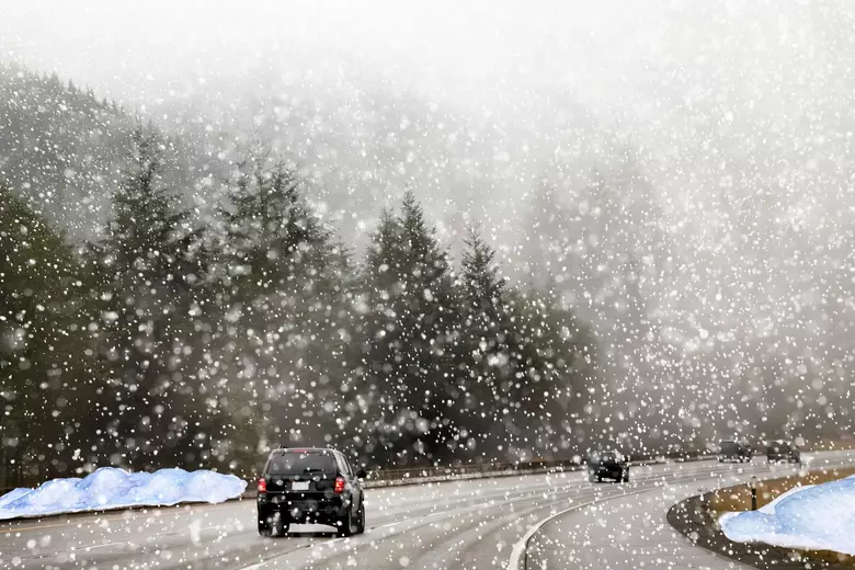 Snowy WA Road